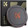 K&F Concept M-Cap Magnetinis Objektyvo Dangtelis 82mm Juodas