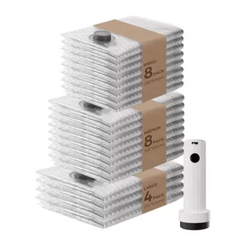 FLEXTAIL NANO BAG Vakuuminių Maišelių Rinkinys - 3 vnt. (2 Vidutiniai + 1 Didelis) Kelionėms, Kempingui ir Namų Sandėliavimui