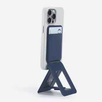 Moft Movas Snap Tripod MagSafe Magnetinė Piniginė ir Telefono Stovas – Tamsiai Mėlyna