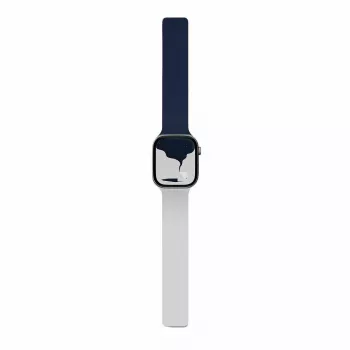 Moft Snap Duo Reversible Watch Band, tinka Apple Watch 1-5/6/7/8/9/10/11/SE/SE 2/SE 3/Ultra/Ultra 2/Ultra 3 (42/44/45/46/49 mm) Navy Blue / Misty Cove