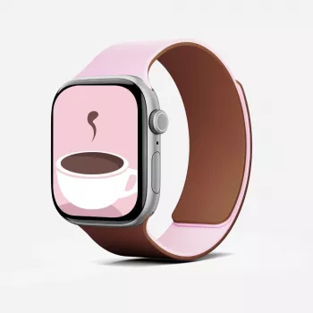 Moft Snap Duo Apple Watch dirželis Pink/Brownie