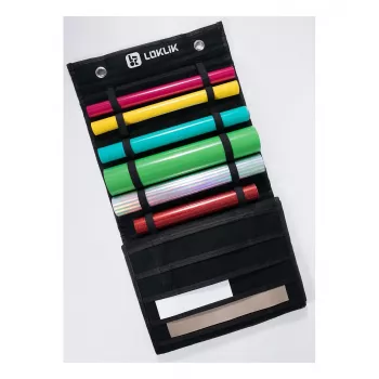 LOKLIK Vinyl Roll Holder – Sieninis laikiklis 24 ritiniams, juodas