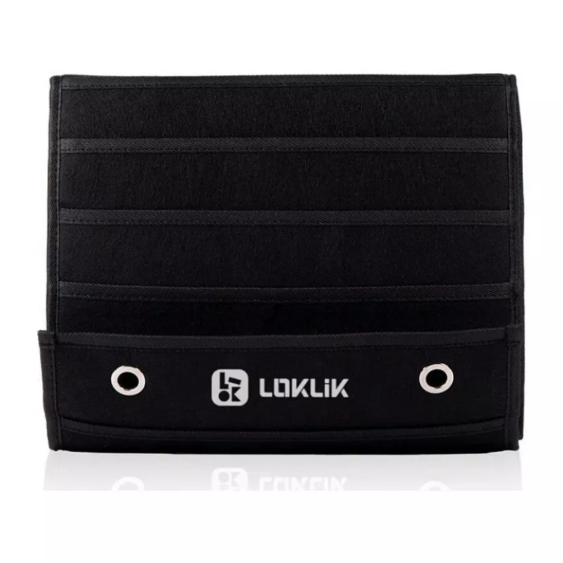 LOKLIK Vinyl Roll Holder – Sieninis laikiklis 24 ritiniams, juodas