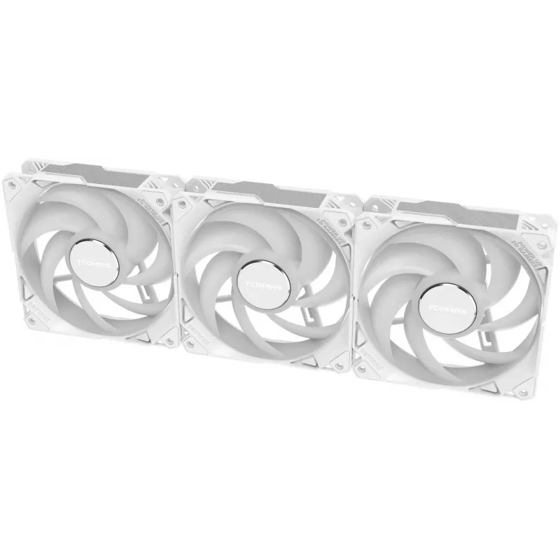 TCOMAS FA200 White Triple Pack 3x120mm Case Fan
