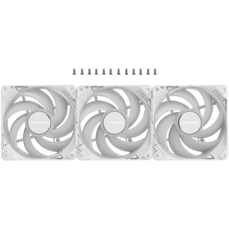 TCOMAS FA200 White Triple Pack 3x120mm Case Fan