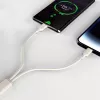 Dudao L7SF 2-in-1 USB-C į USB-C / Lightning laidas 100W 1,2m Smėlio spalvos