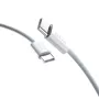 Dudao L6C USB-C į USB-C 60W PD 1m Baltas
