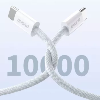 Dudao L6C USB-C į USB-C 60W PD 1m Baltas