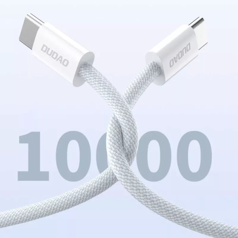 Dudao L6C USB-C į USB-C 60W PD 1m Baltas