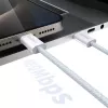 Dudao L6C USB-C į USB-C 60W PD 1m Baltas
