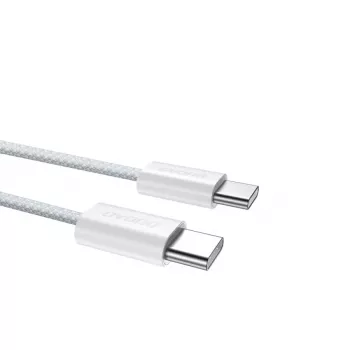 Dudao L6C USB-C į USB-C 60W PD 2m Baltas