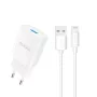 Dudao A4EU Adapter 10W 1xUSB-A su USB-A į Lightning laidu (1m) - Baltas