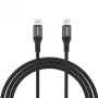 Dudao L3CC USB 2.0 USB-C laidas 60W 2m juodas