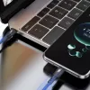 Dudao L3CC USB 2.0 USB-C laidas 60W 2m juodas