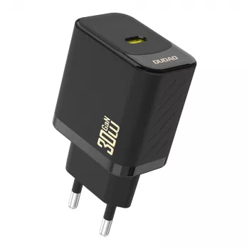 DUDAO A27PEU GaN 30W USB-C įkroviklis juodas