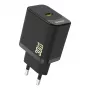 DUDAO A27PEU GaN 30W USB-C įkroviklis juodas