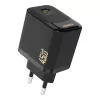 Dudao A28C 45W GaN sieninis įkroviklis su USB-C kabeliu – juodas