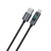 Dudao L7T USB-A į USB-C laidas 66W 1m Juodas