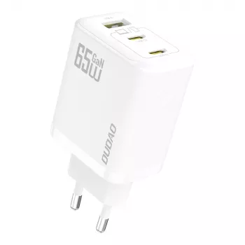 Dudao A29C 65W GaN USB-C įkroviklis su laidu - Baltas