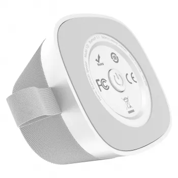 Dudao Y20 belaidis garsiakalbis su magnetiniu laikikliu Bluetooth 5.3 - sidabrinis
