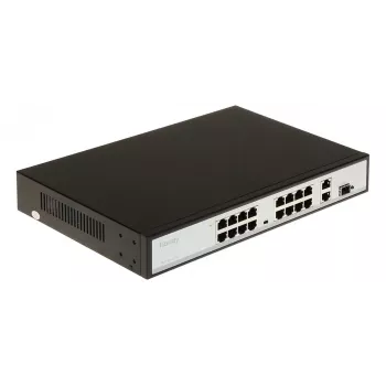 POE LANG TC-P3S019 16-Port PoE+ Gigabit Managed Switch su 2 SFP Uplink, 250W, Rackmount