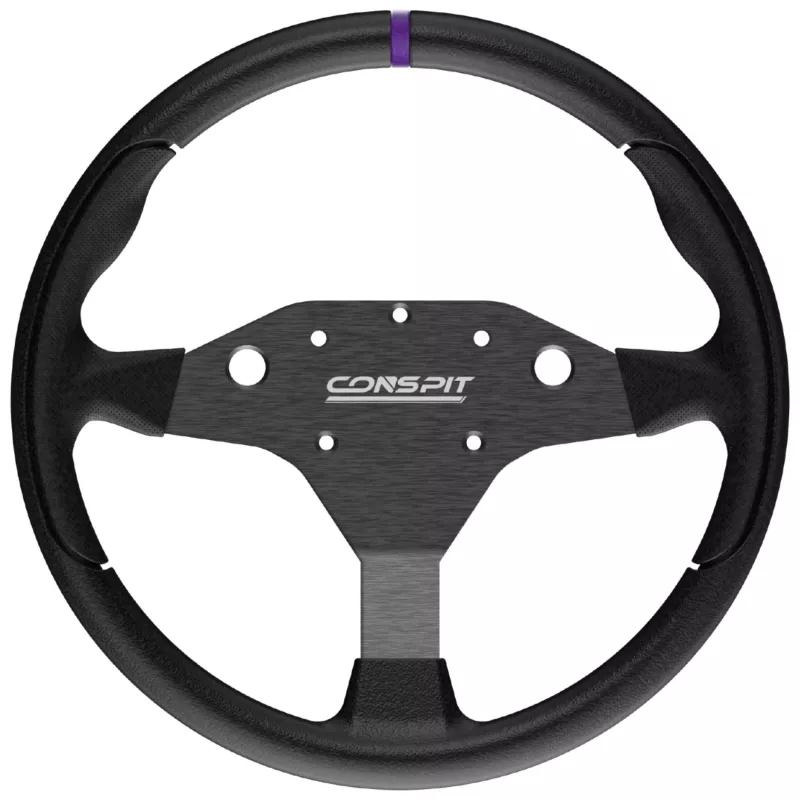 CONSPIT RX320 Round Steering Wheel - 320mm Alcantara