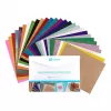 LOKLIK Plotter Foil Material Bundle (A4) - 10 lakštų mišri lipni ir termo perdavimo vinilo plėvelė