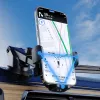 Dudao F2N automobilio prietaisų skydelio telefono stovas – gravitacinis fiksatorius, 360° sukimas, juodas