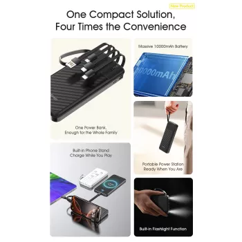 Dudao K11 Pro 20000 mAh Power Bank Black