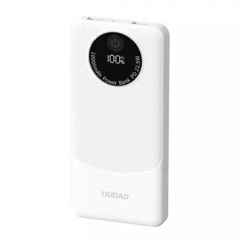 Powerbank Dudao K12 10000mAh PD22.5W USB-A, USB-C - White