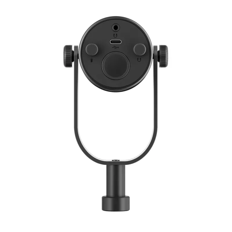 BOYA CastMic P60D Studio Microphone, USB/XLR, Cardioid, Condenser, Black