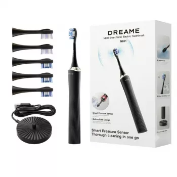 Dreame NB01 sonic elektrinis dantų šepetėlis, rinkinys, juodos spalvos (NB01)