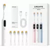 Dreame F02 Pro sonic elektrinis dantų šepetėlis, rinkinys, baltos spalvos