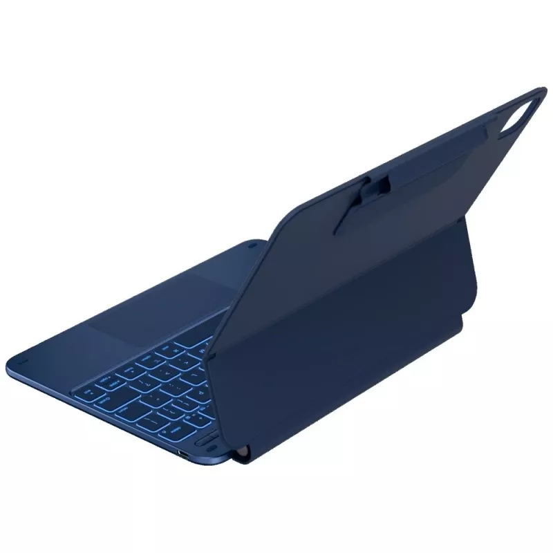 Typecase Edge klaviatūros dėklas, skirtas iPad Air 11 M2 2024 / M3 2025 / M4 2026, šviesiai mėlynas