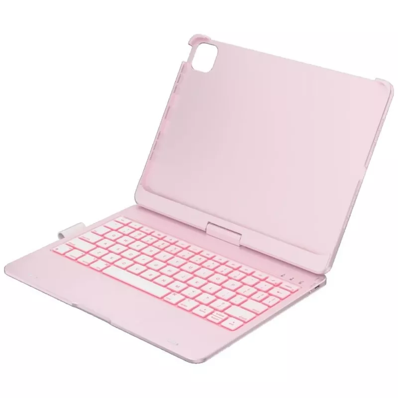 Typecase Flexbook Touch Detachable Keyboard Folio Case for iPad Air 11 M2 2024 / M3 2025 / M4 2026, Light Pink