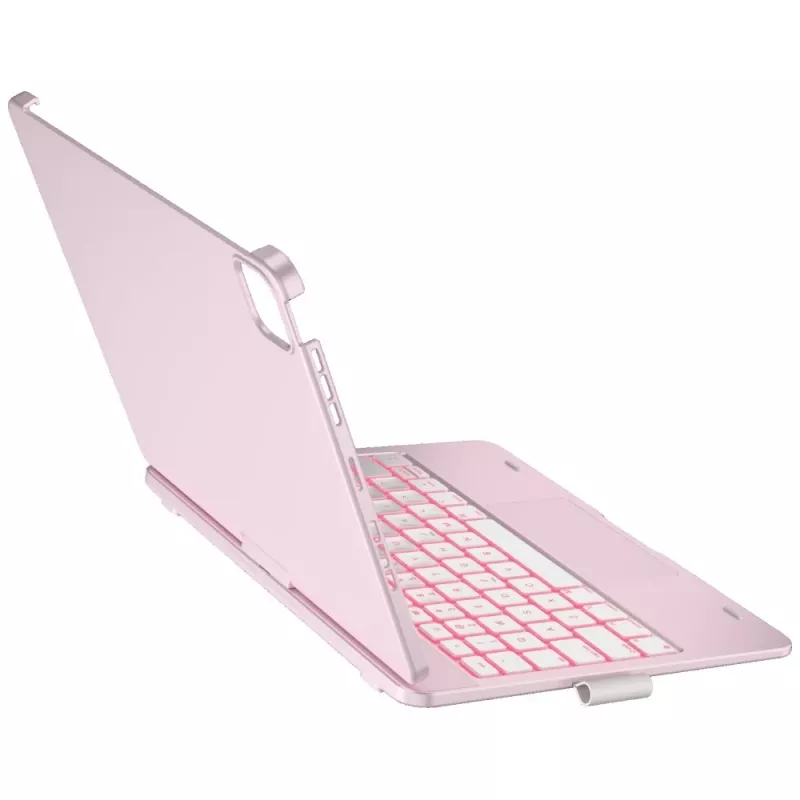 Typecase Flexbook Touch Detachable Keyboard Folio Case for iPad Air 11 M2 2024 / M3 2025 / M4 2026, Light Pink