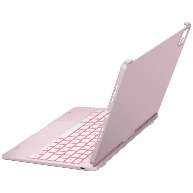 Typecase Flexbook Touch Detachable Keyboard Folio Case for iPad Air 11 M2 2024 / M3 2025 / M4 2026, Light Pink