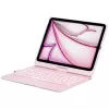 Typecase Flexbook Touch Detachable Keyboard Folio Case for iPad Air 11 M2 2024 / M3 2025 / M4 2026, Light Pink