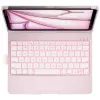 Typecase Flexbook Touch Detachable Keyboard Folio Case for iPad Air 11 M2 2024 / M3 2025 / M4 2026, Light Pink