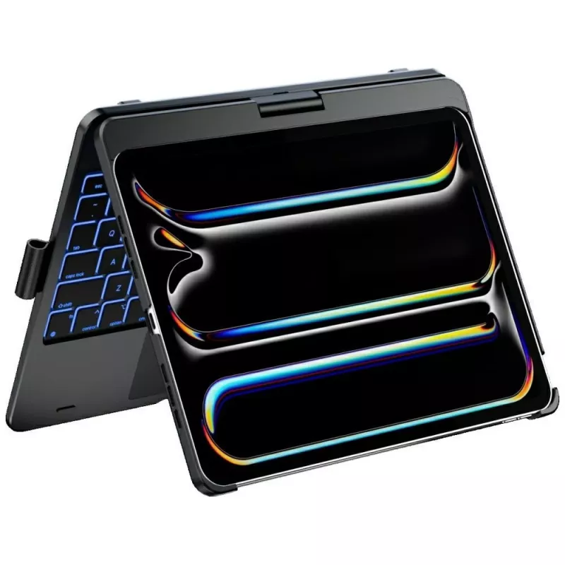 Typecase Flexbook Touch klaviatūrinis dėklas, skirtas iPad Pro 11 2024/2025, juodas
