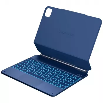 Typecase Edge klaviatūrinis dėklas, skirtas iPad Air 13 M2 2024 / M3 2025 / M4 2026, Pacific Blue