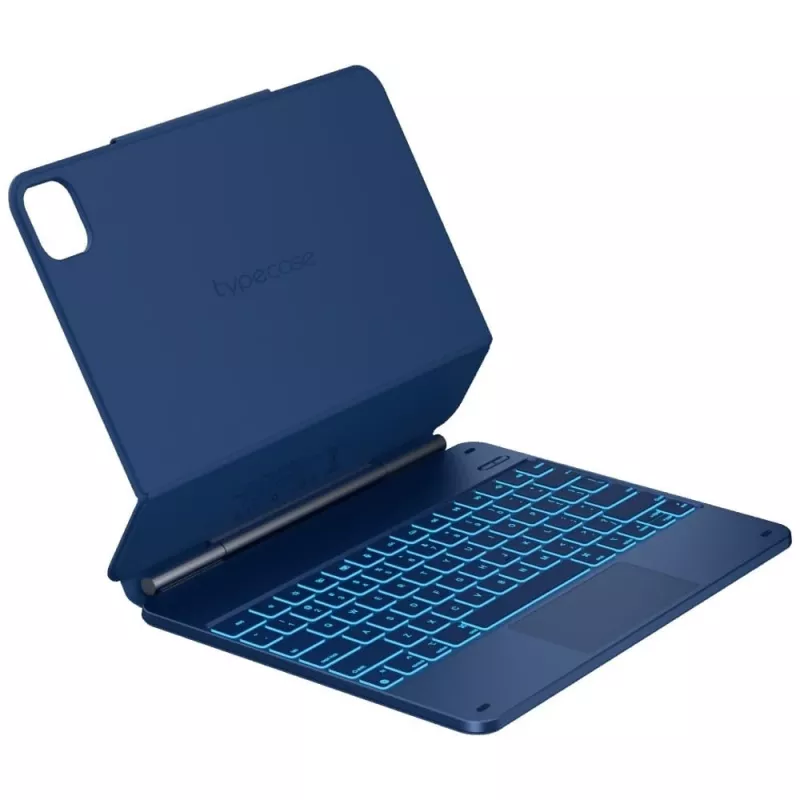 Typecase Edge klaviatūrinis dėklas, skirtas iPad Air 13 M2 2024 / M3 2025 / M4 2026, Pacific Blue