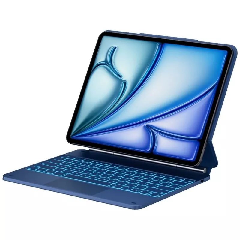 Typecase Edge klaviatūrinis dėklas, skirtas iPad Air 13 M2 2024 / M3 2025 / M4 2026, Pacific Blue