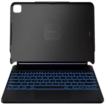 Typecase Edge + klaviatūrinis dėklas, skirtas iPad Air 13 M2 2024 / M3 2025 / M4 2026, juodas
