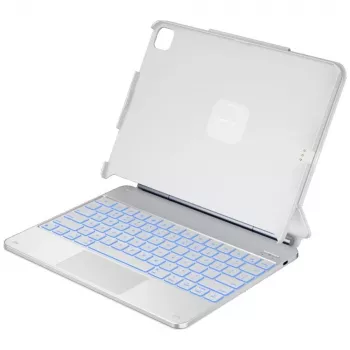 Typecase Edge + klaviatūrinis dėklas, skirtas iPad Air 13 M2 2024 / M3 2025 / M4 2026, baltas