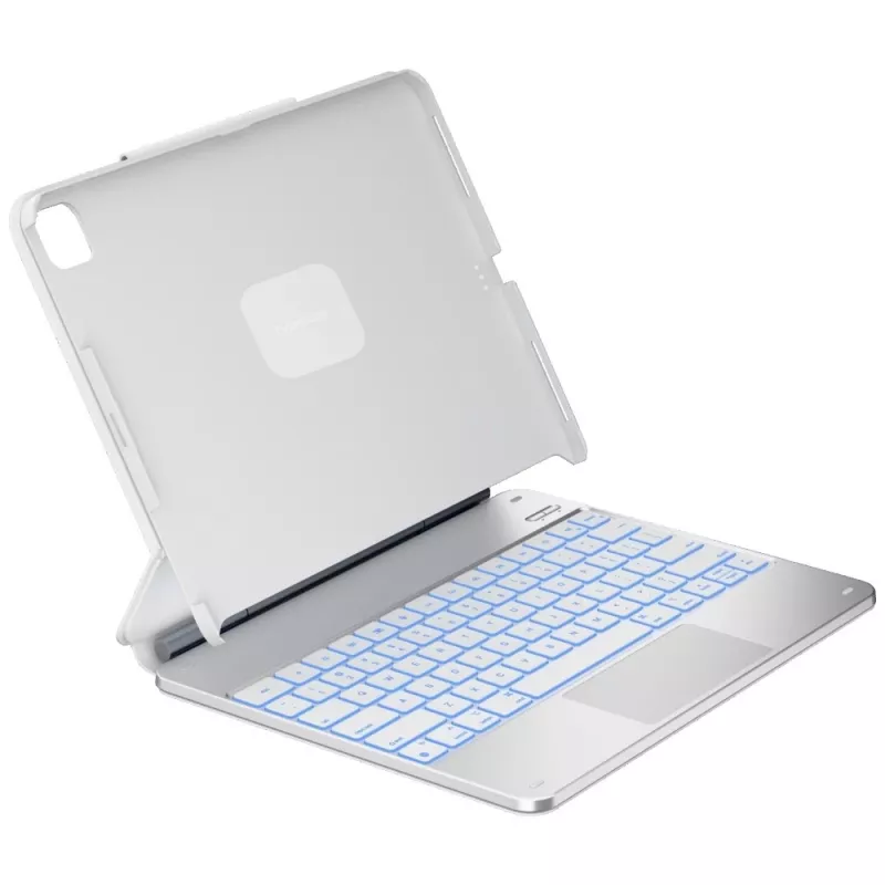 Typecase Edge + klaviatūrinis dėklas, skirtas iPad Air 13 M2 2024 / M3 2025 / M4 2026, baltas