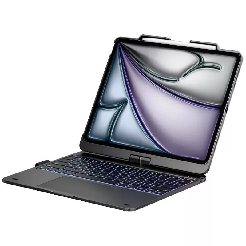 Typecase Flexbook Touch Keyboard Case for iPad Air 13 M2 2024 / M3 2025 / M4 2026, Grey
