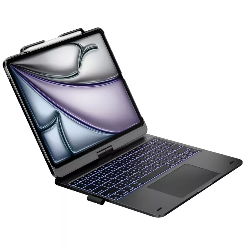 Typecase Flexbook Touch Keyboard Case for iPad Air 13 M2 2024 / M3 2025 / M4 2026, Grey