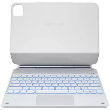 Typecase Edge klaviatūrinis dėklas, skirtas iPad Air 13 (2024/2025), baltas