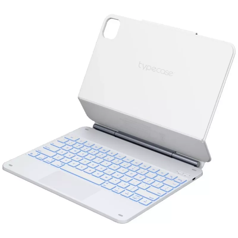 Typecase Edge klaviatūrinis dėklas, skirtas iPad Air 13 (2024/2025), baltas